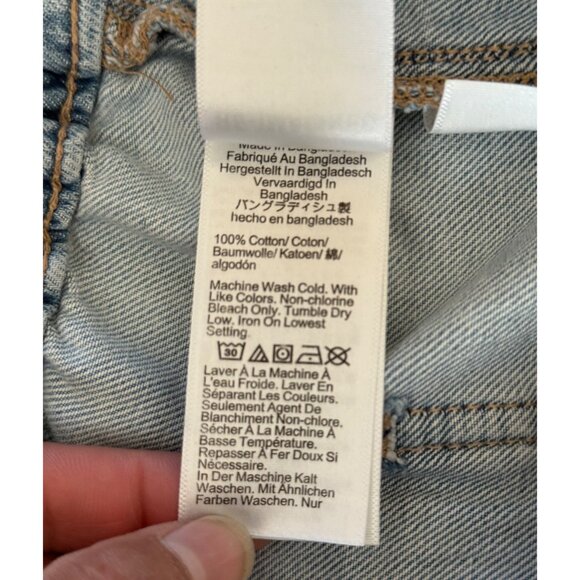 NWT J. Crew Women's Denim Elastic Waist Pull On Pants Light Wash - Picture 6 of 10